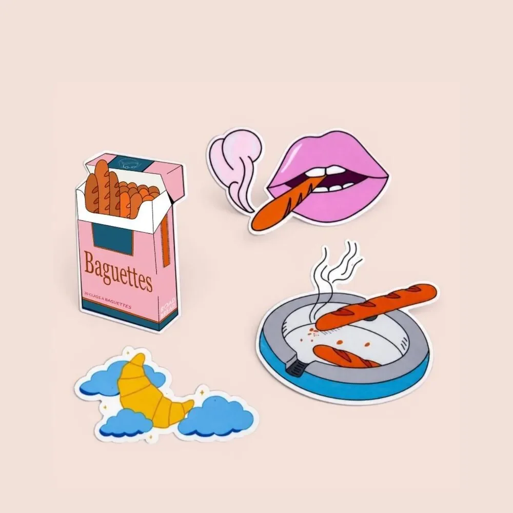 Road Bread Multi Stickers